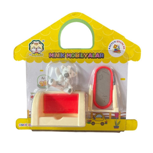 Minik Mobilyalar Hy-065abcd-Sarı Kartelalı