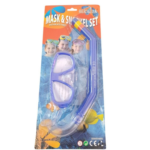 Maske Şnorkel Set Ak409-150Bc-Mavi