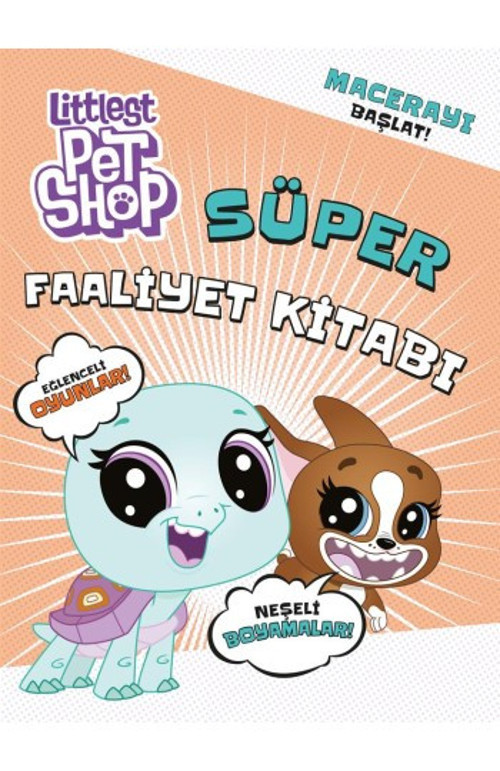 Littlest Pet Shop Çıkartmalı Faaliyet Kitabı