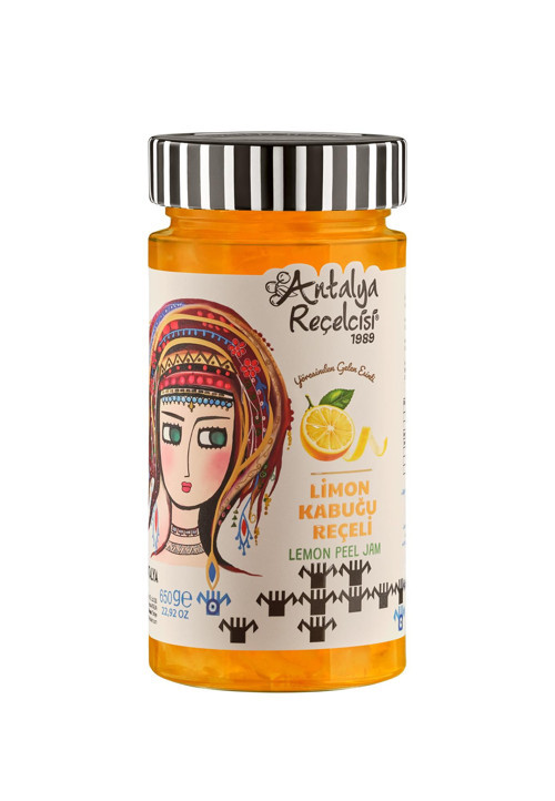 Limon Kabuğu Reçeli 650g Yörük Seri