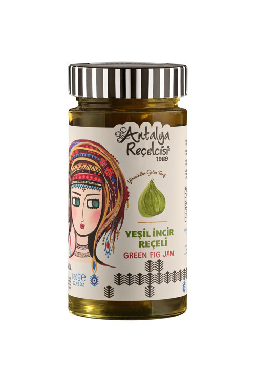 Yeşil İncir Reçeli 650g Yörük Seri