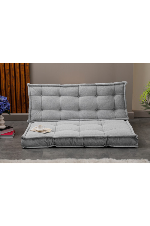 Katlanır Minder Koltuk Yatak - İkili Yer Minderi - Balkon Ve Bahçe Koltuğu -