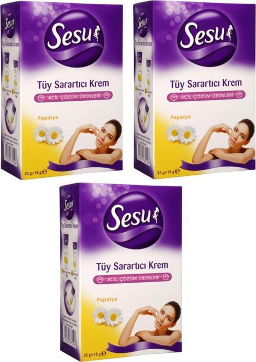 Tüy Sarartıcı Krem 35gr+18gr  3 Adet