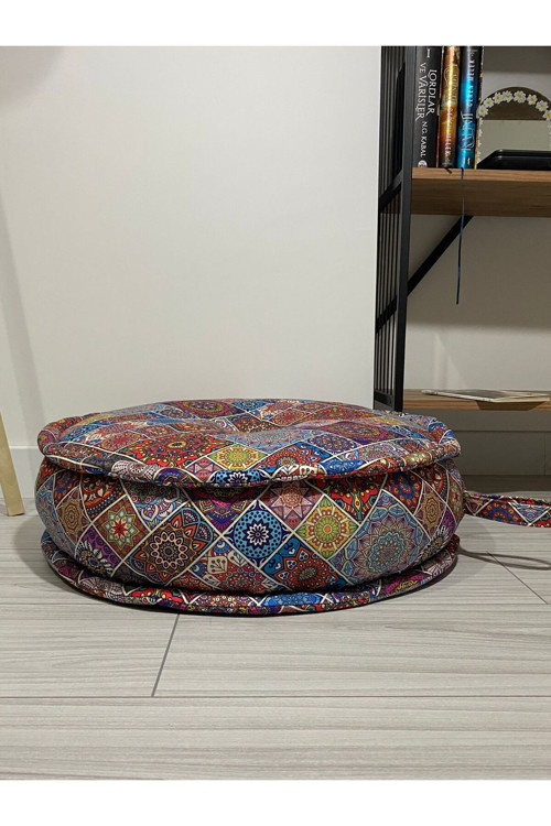 60 Cm Yer Minderi,Meditasyon,Yoga,Hobi Bahçesi,Cafe,Çay Bahçesi,Ev İçi