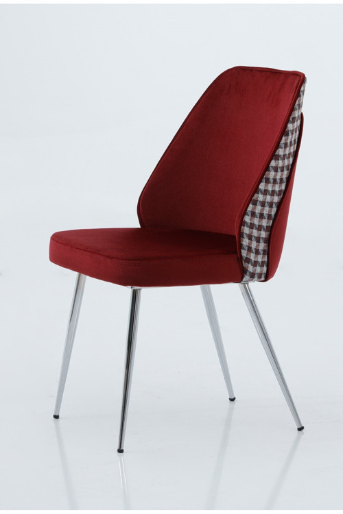 Fitilli Sandalye Mutfak Salon Sandalye Metal Ayak Çok Amaçlı