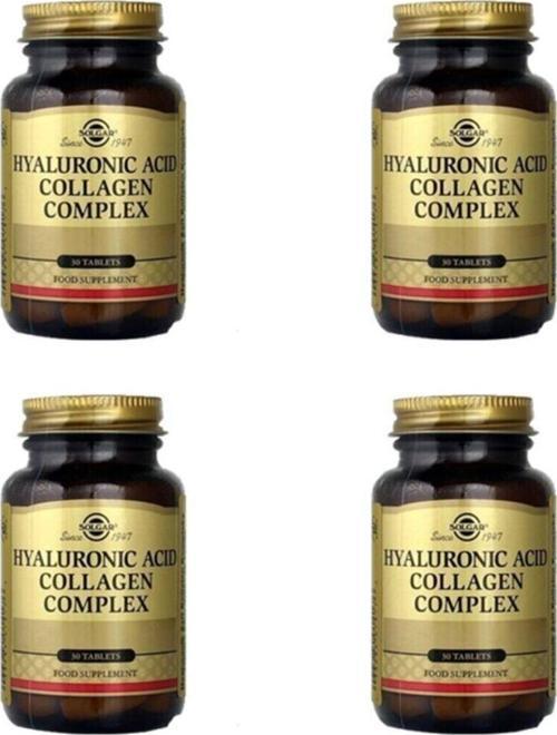 Hyaluronic Acid Collagen Complex 30 Tablet X 4 Adet