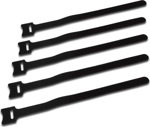 Kablo Bağı Cırt Cırtlı, 13 x 200 mm, Paket İçeriği: 100 adet, siyah renk