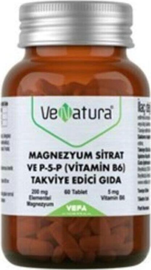 Magnezyum Sitrat Ve P-5-p (vitamin B6) Takviye Edici Gıda