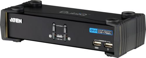 2 port&#039;lu USB 2.0 DVI KVMP™ Switch + 2 port&#039;lu USB (2.0) Hub, Masaüstü Tip, KVM bağlantı k