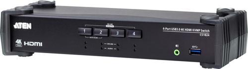 4-Port USB 3.0 4K HDMI KVMP™(Keyboard/Video Monitor/Mouse) Periferi (Çevre Cihazlarla (USB) Bağlantı