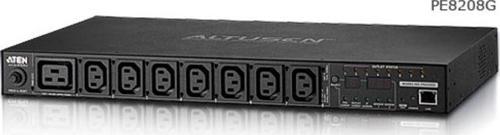 Eco  PDU/Power Distribution Unit (Elektrik Güç Dağıtım Ünitesi), 7 x IEC320 C13 10A maksimum + 1 x I