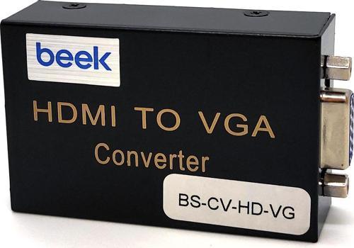 HDMI Sinyalini &lt;-&gt; VGA Görüntü ve Ses Sinyaline Çevirici,  1 x HDMI 1.3 giriş (UXGA ve 10