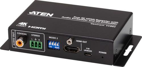 True 4K HDMI Repeater with Audio Embedder and De-Embedder