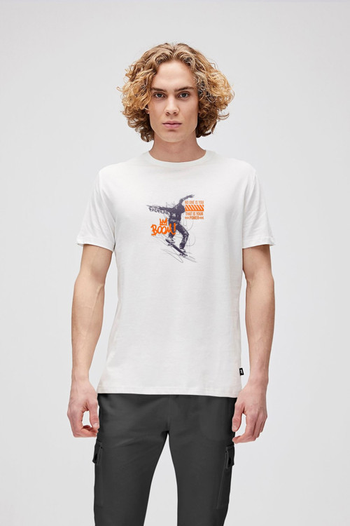 Boom Erkek Beyaz Tshirt Off-White