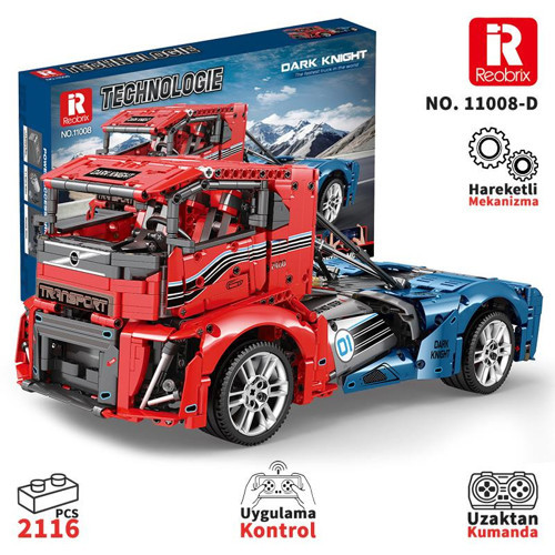 Technic 11008 RC Tır Kamyonet Kumandalı&Motorlu Yaratıcı Yapı Blok Seti Building Blocks - 2116 Parça