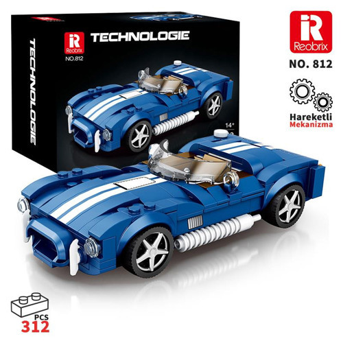 Creator 812 Shelby Cobra S Spor Araba Yaratıcı Yapı Blok Seti Building Blocks - 312 Parça