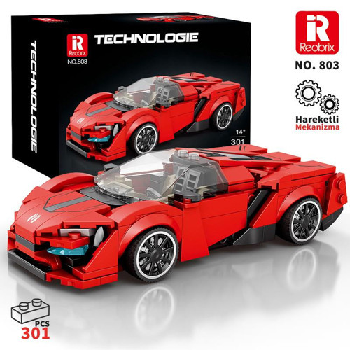 Creator 803 Lykan Spor Araba Yaratıcı Yapı Blok Seti Building Blocks - 301 Parça