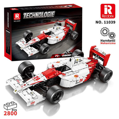 Technic 11039 1/8 McLaren Formula 1 Araba Yaratıcı Yapı Blok Seti Building Blocks -2800Parça