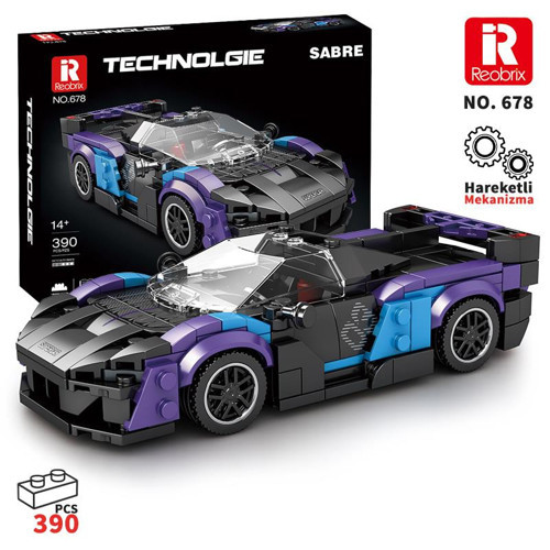 Creator 678 McLaren Sabre Spor Araba Yaratıcı Yapı Blok Seti Building Blocks - 390 Parça