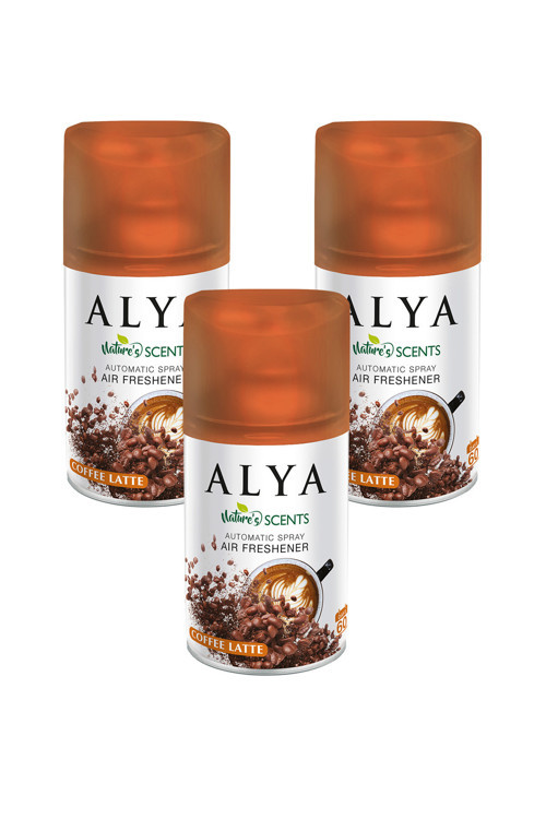 Nature'S Scents Coffee Latte Oda Kokusu Yedek Makine Spreyi 250 Ml X3 Adet