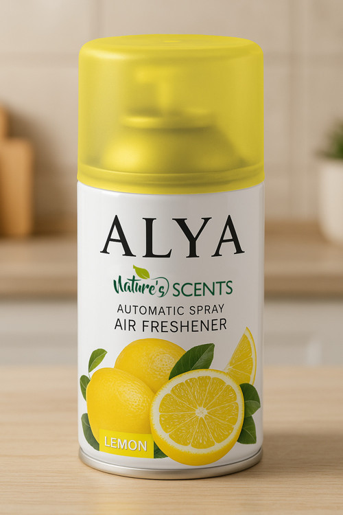 Nature'S Scents Lemon-Limon Oda Kokusu Yedek Makine Spreyi 250 Ml