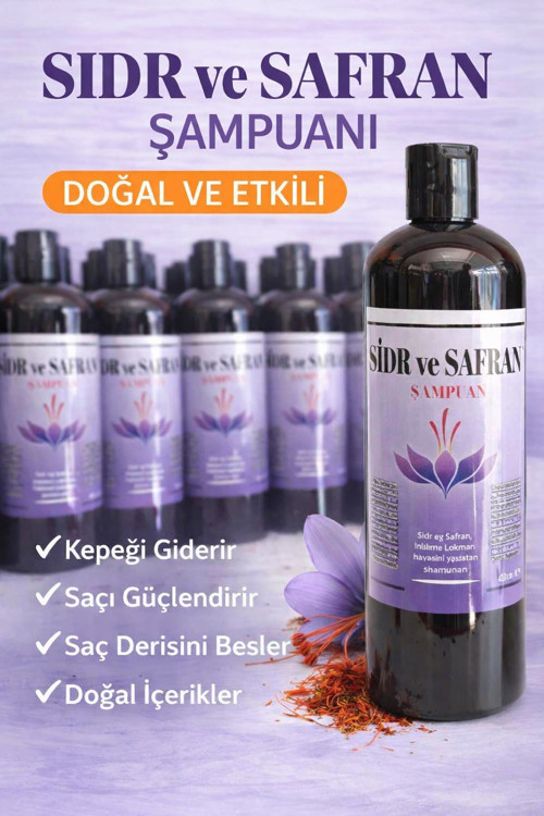 Sidr & Safran Özlü Bitkisel Doğal Şampuan 400 ml