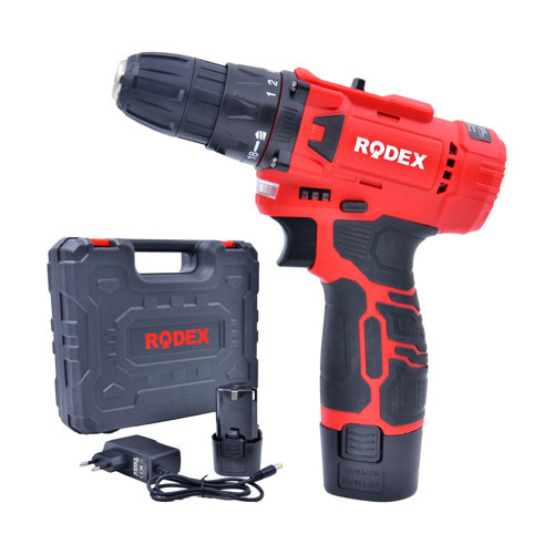 RDX3322 12V 1.5Ah Çift Akülü Şarjlı Matkap Vidalama - 28Nm Tork - Taşıma Çantalı