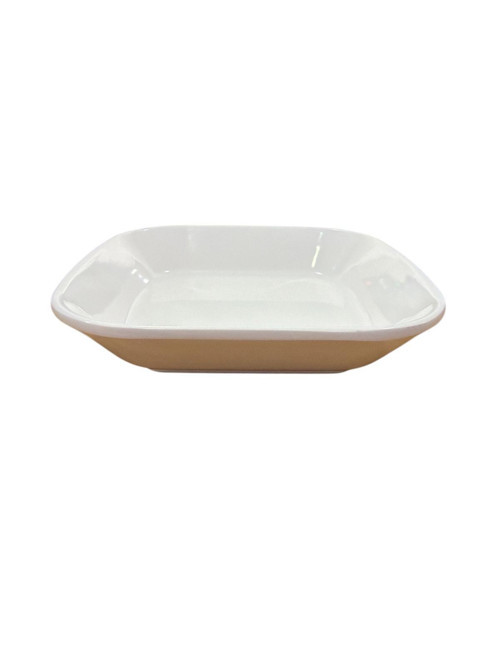 Atlas Melamin Çerezlik Kare Beyaz 9cm 401