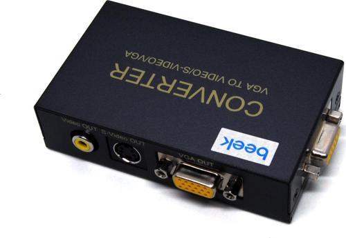 VGA Video Sinyal Çevirici PC to TV Converter