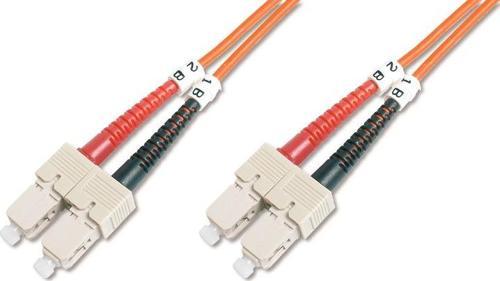 SC-SC Fiber Optik Patch Kablo, 2 metre, Multimode, Duplex, 50/125