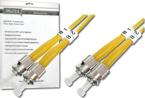 ST-ST Fiber Optik Patch Kablo, 3 metre, Singlemode, Duplex, 09/125