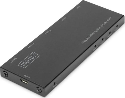 Ultra İnce HDMI Çoklayıcı, 1x4, 4K/60Hz, HDR, HDCP 2.2, 18 Gbps Ultra Slim