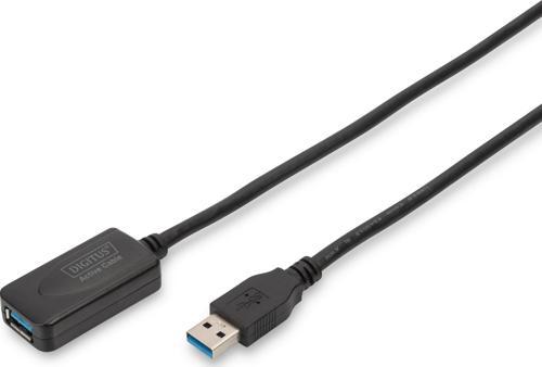 USB 3.0 Repeater / Uzatma Kablosu, USB A erkek / A dişi, 5 metre USB 3.0 Ac