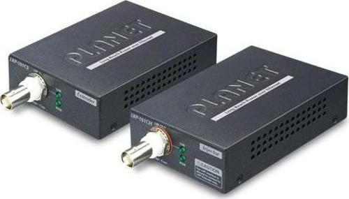 1-Port Long Reach PoE over coax Extender Kit (LRP-101CH + LRP-101CE)