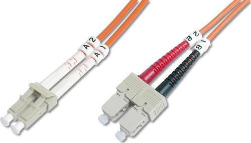 LC-SC Fiber Optik Patch Kablo, 2 metre, Multimode, Duplex, 62.5/125