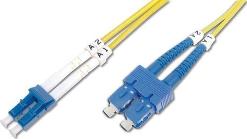 LC-SC Fiber Optik Patch Kablo, 5 metre, Singlemode, Duplex, 09/125