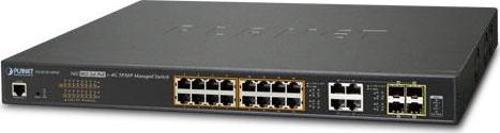 Yönetilebilir Gigabit Switch (Managed Gigabit Switch)&lt;br&gt;16-Port 10/100/1000Base-T IEEE 802.3a