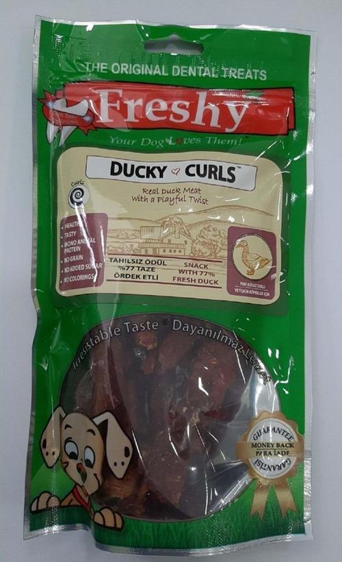 Ducky Curls Doğal Ördek Etinden Burgu Ödül