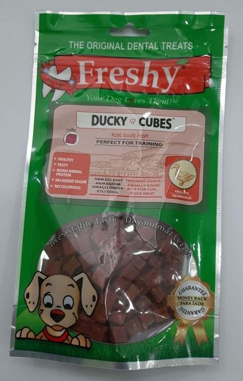 Ducky Cubes Taze Ördek Etinden Küp Ödül Maması