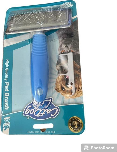 Masaj Uçlu Kedi Köpek Tüy Toplama Fırçası Ve Tarak Temizleyici Large