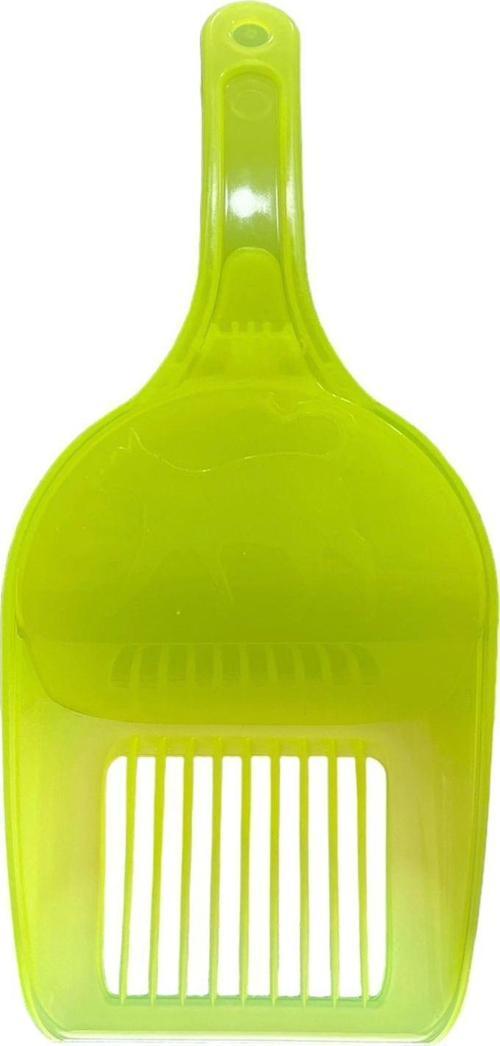 Plastik Hazneli  Kedi Kum Küreği Sarı
