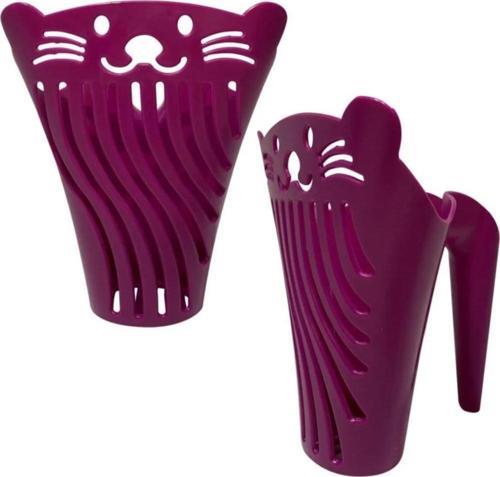 Plastik V Kedi Figürlü Kum Küreği Mor