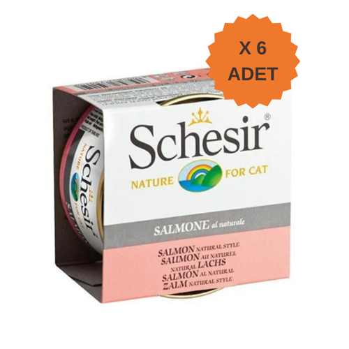 Somonlu Pişirme Suyunda Yetişkin Kedi Konservesi 85Gr X 6 Adet