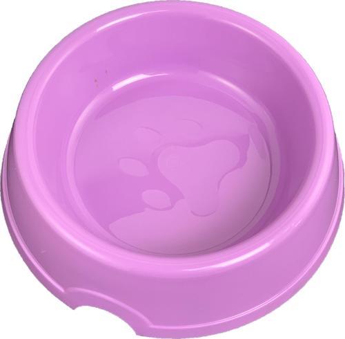 Patili Plastik Kedi-Köpek Mama ve Su Kabı 400 ML Mor