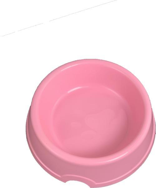 Patili Plastik Kedi-Köpek Mama ve Su Kabı 400 ML Pembe