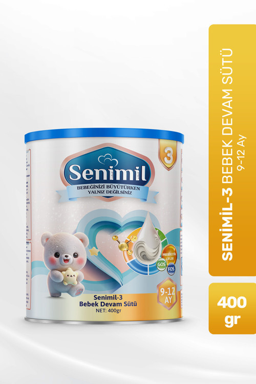3 BEBEK DEVAM SÜTÜ 400 GR (9-12 AY)