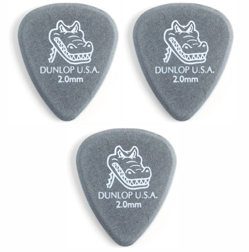 Jim Dunlop 417R200 3 Adet Gitar Penası Gator Grip (2 mm)