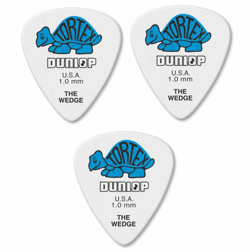 424R100 Gitar Pena 3 Adet 1 mm. Tortex Wedge