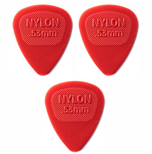 443R.53 Gitar Pena 3 Adet 0,53 mm. Nylon Midi
