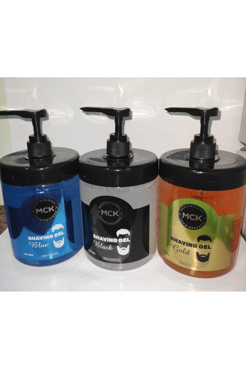 TRAŞ ÖNCESİ SAKAL JELİ( 3 LÜ SET)1000ML-GOLD-BLUE-BLACK